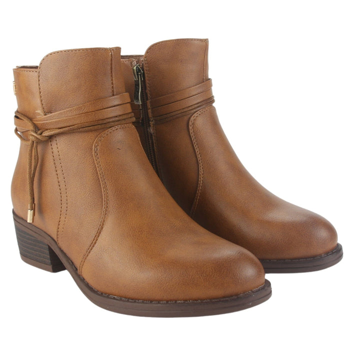 Botin Chalada Mujer Trosi-1 Café Casual Botines Taco Chalada