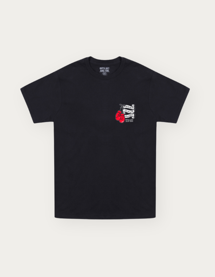 BOXING GLOVE TEE BLACK