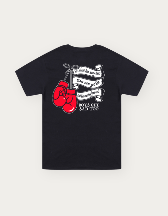 BOXING GLOVE TEE BLACK