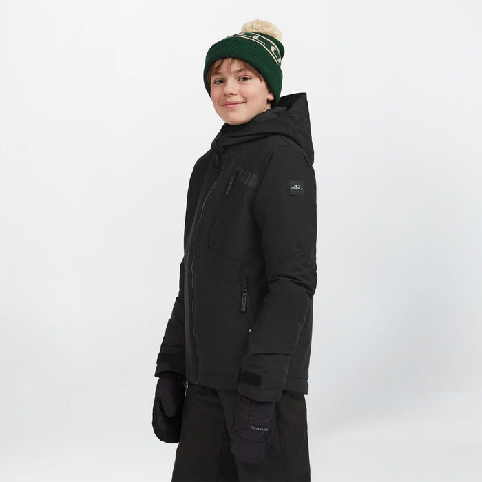 Boy's Cruz Snow Jacket - Black Out