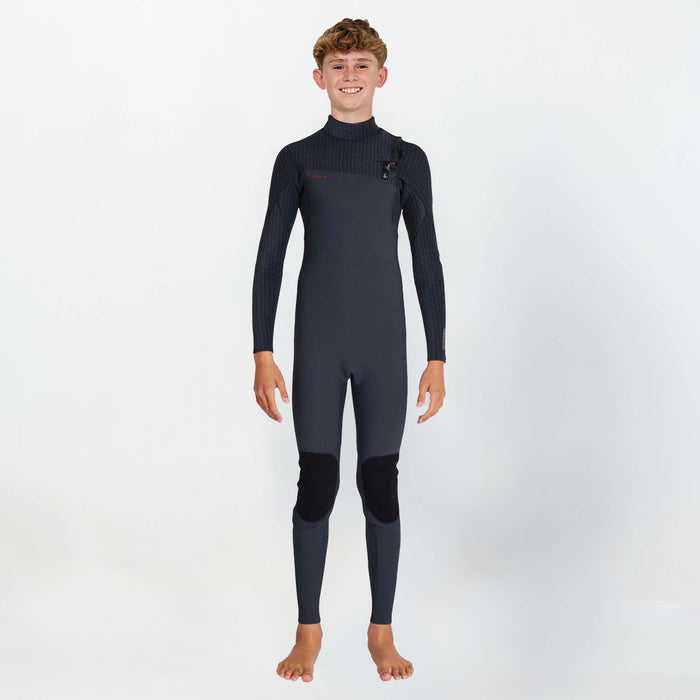 Boy's HyperFire 3/2mm Steamer Chest Zip - Gunmetal
