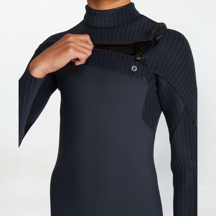 Boy's HyperFire 3/2mm Steamer Chest Zip - Gunmetal