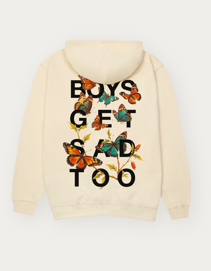 BUTTERFLIES HOODY VANILLA