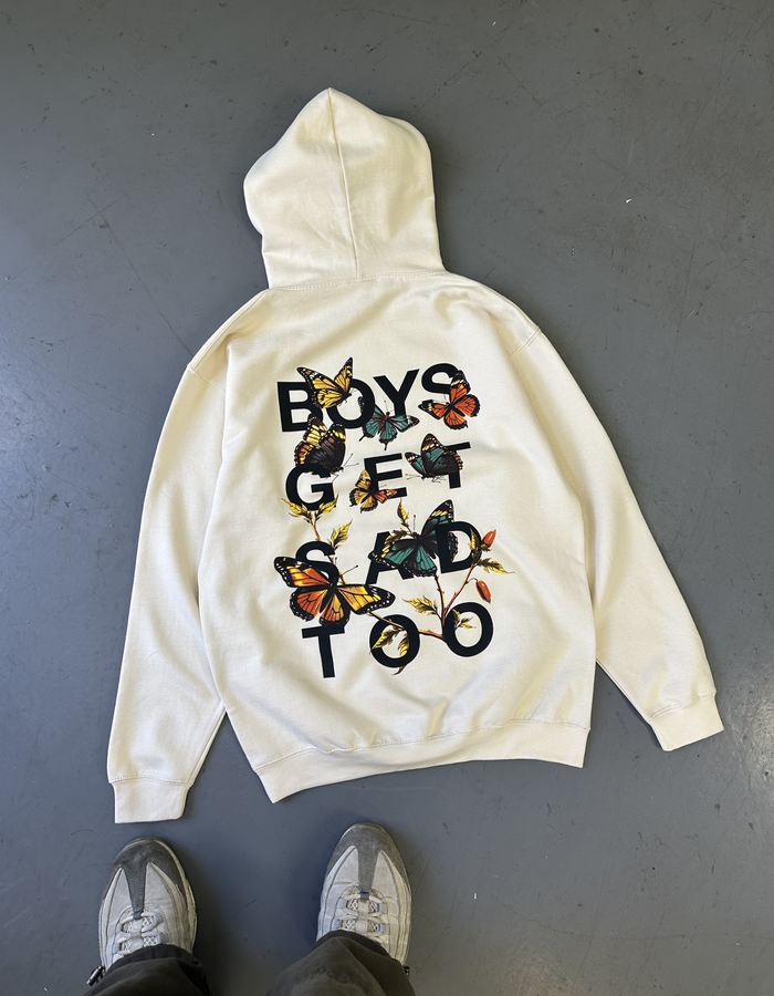 BUTTERFLIES HOODY VANILLA