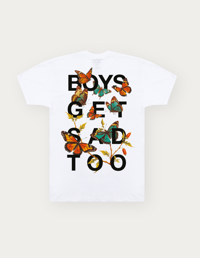 BUTTERFLIES TEE WHITE