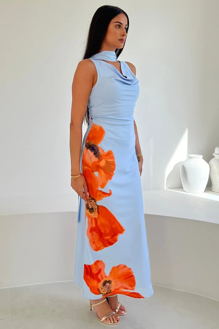 Capri Maxi Dress (Blue)