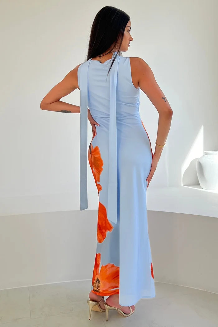 Capri Maxi Dress (Blue)