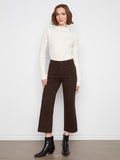 Charlie B Leopard Printed Wide Leg Pants
