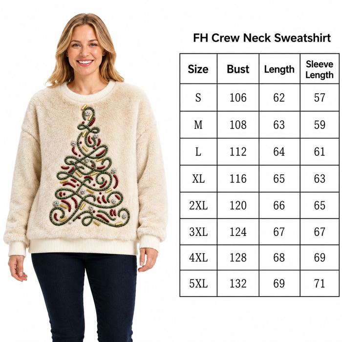 Christmas Sweatshirt Womens 3D Print Cozy Gift Pullover