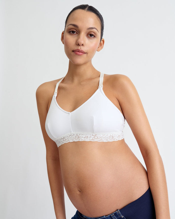 Cross - back Nursing Bra - Ilouity