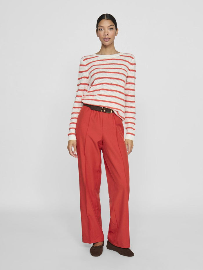 Dalo Stripe Jumper (White/Dubarry)