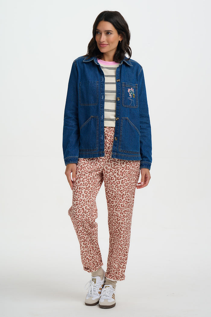 Dita Denim Jacket (Deep Indigo)