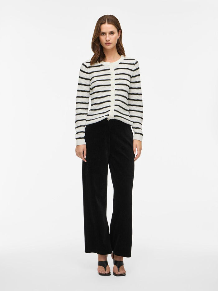 Dora Cardigan (White/Black)