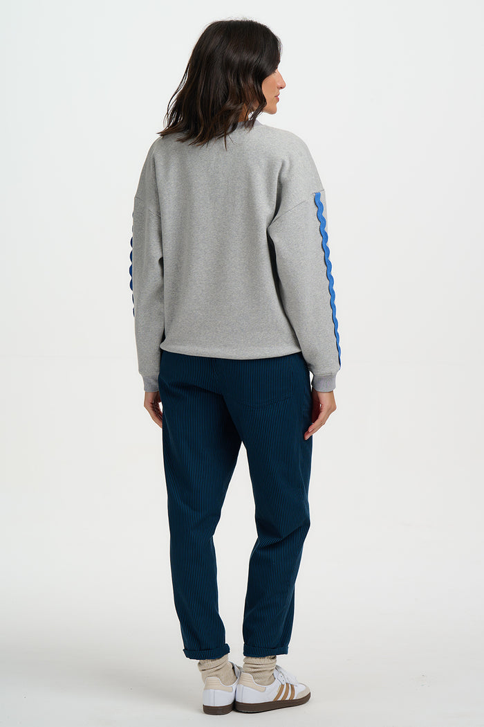 Eadie Relaxed Sweatshirt (Grey)