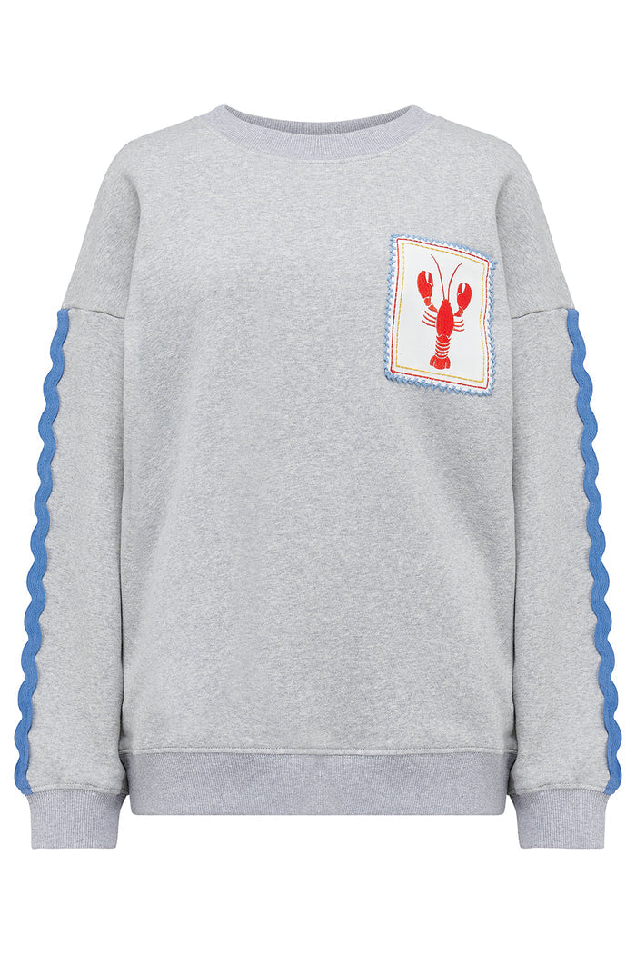 Eadie Relaxed Sweatshirt (Grey)