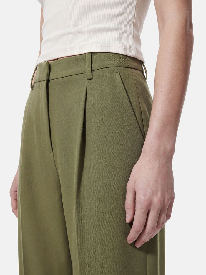 Ellie Barrel Leg Pants (Sphagnum)