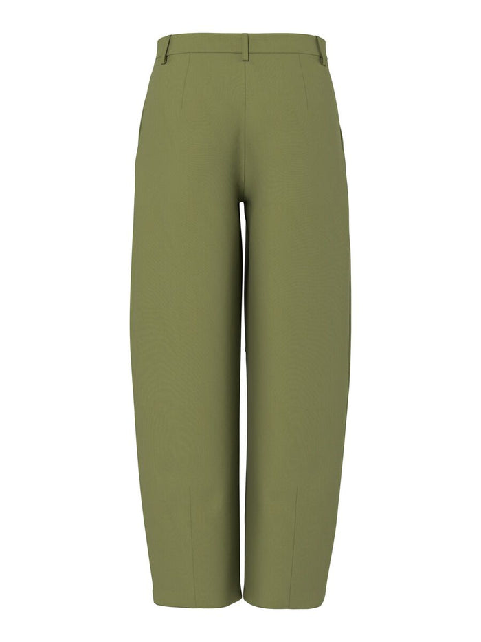 Ellie Barrel Leg Pants (Sphagnum)