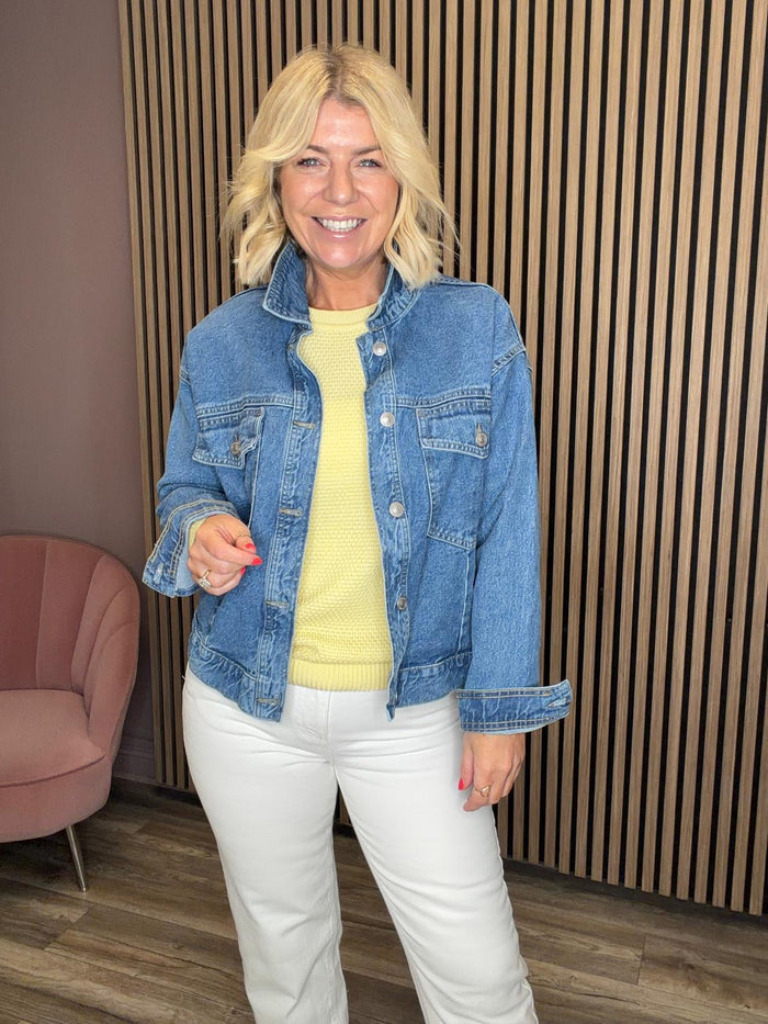 Elma Denim Jacket (Medium Blue)