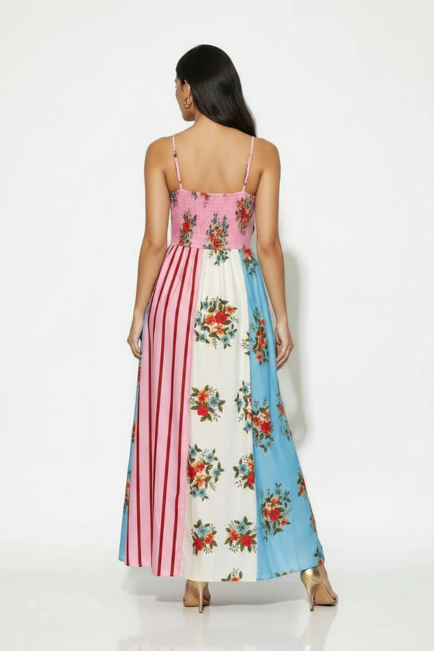 Erica Maxi Dress (Pink)