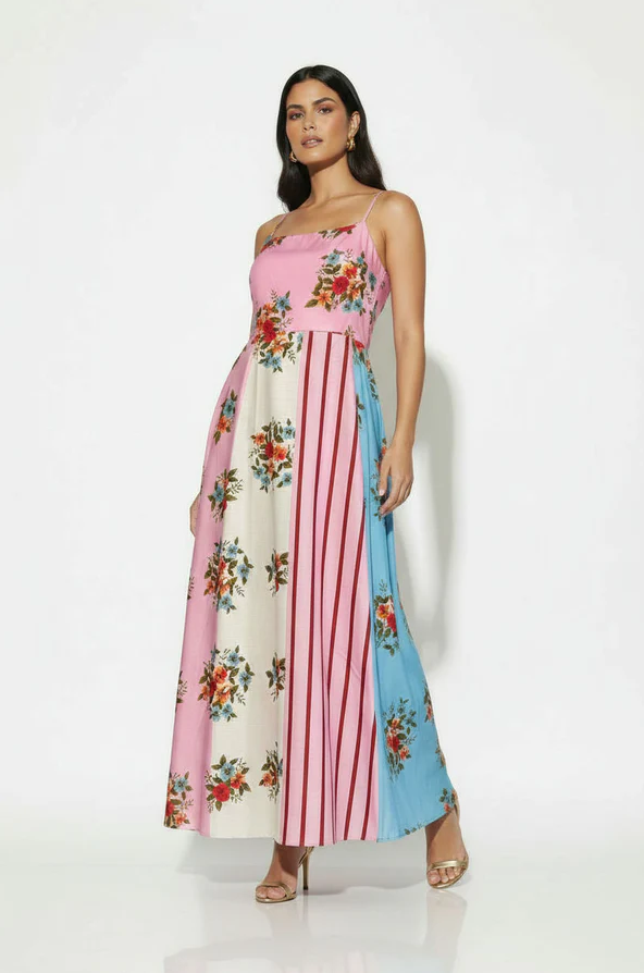 Erica Maxi Dress (Pink)