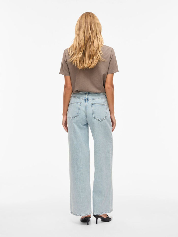 Freya Wide Leg Jeans Regular (Light Blue Denim)