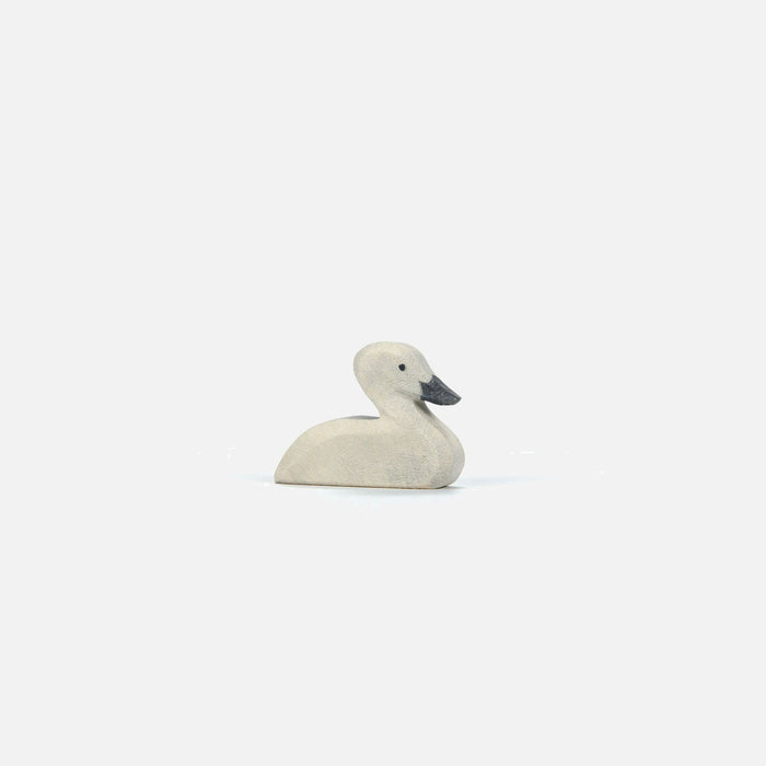 Handcrafted Wooden Small Swan