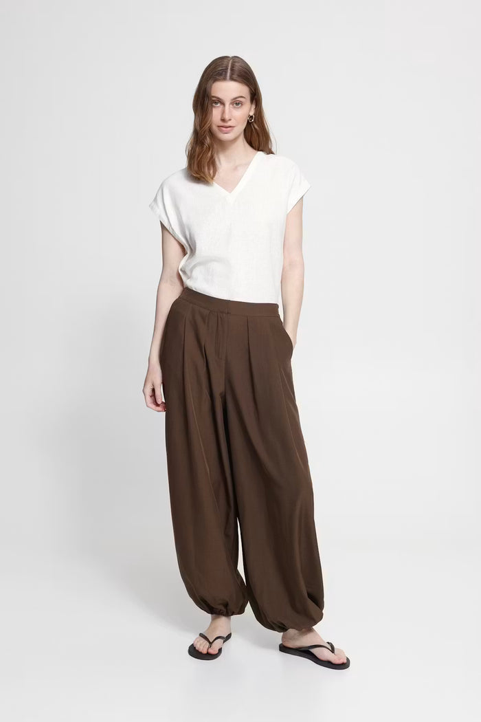 Harley Harem Pants (Slate Brown/Melange)
