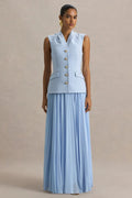 Heavenly Maxi Dress (Powder Blue)