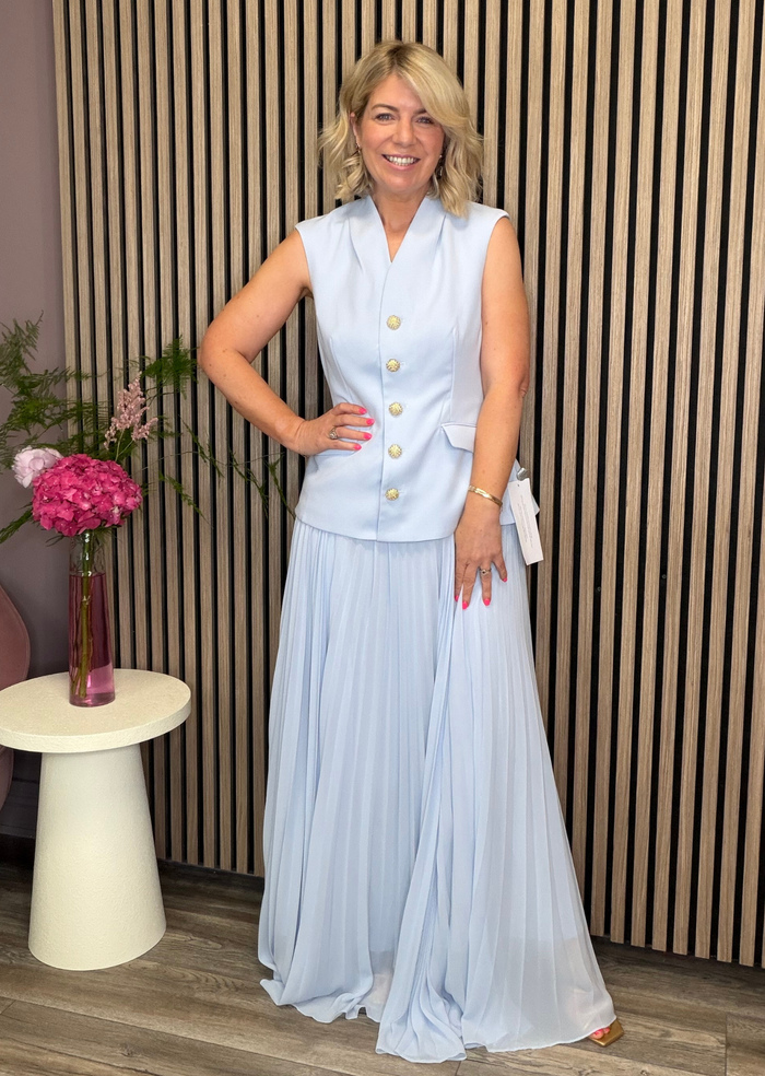Heavenly Maxi Dress (Powder Blue)
