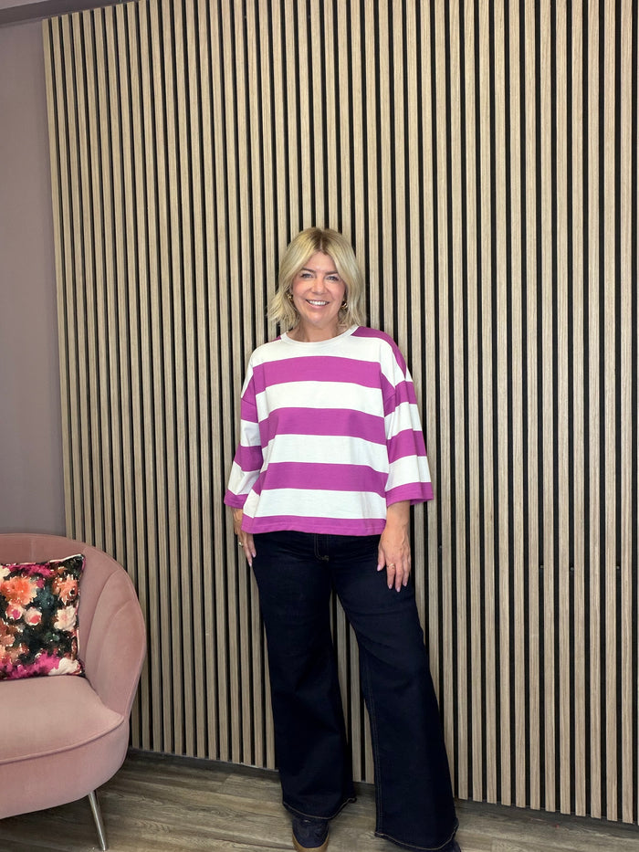 Imogen Wide Leg Jeans (Authentic Blue/Leg 32")