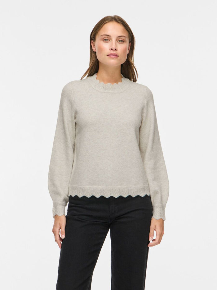 Kola Knit Jumper (Superlight/Natural Melange)