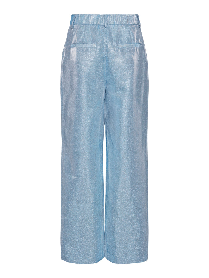 Laurel High Waisted Pants (Clear Sky/Metallic)