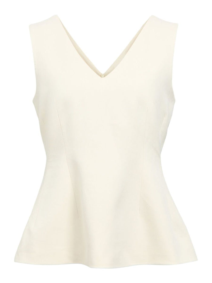 Layla Peplum Top (Sandshell)