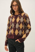 Leading The Way Wine Sweater