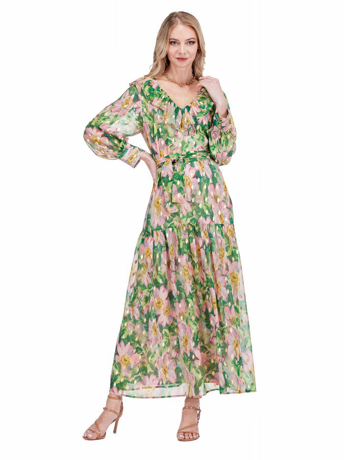 Like Second Nature Maxi Dress in Golden Magnolia