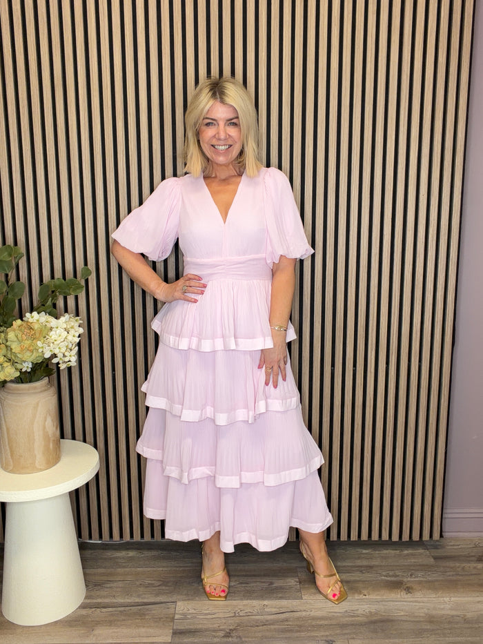 Lira Maxi Dress (Pink)