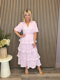 Lira Maxi Dress (Pink)