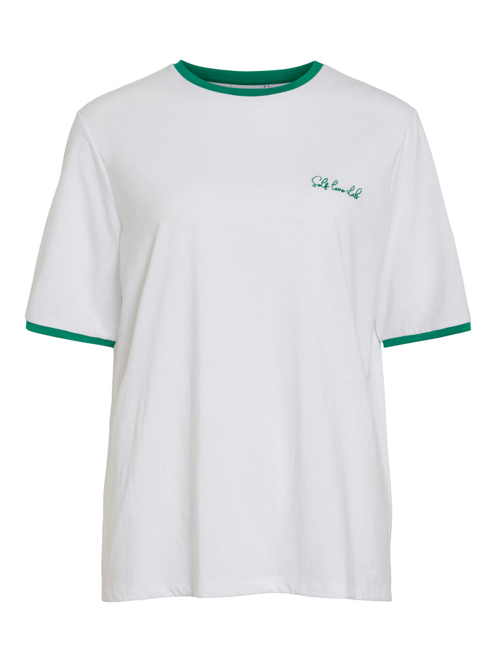 Love Club T-Shirt (Snow White/Tramarin)
