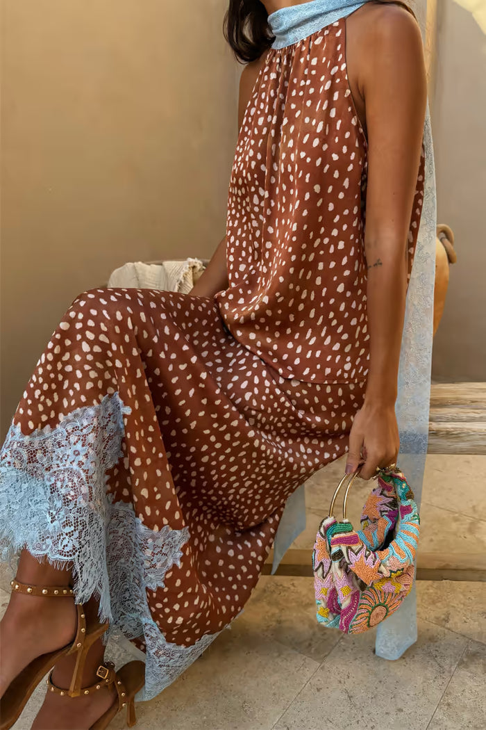 Maeva Midi Skirt (Fawn)
