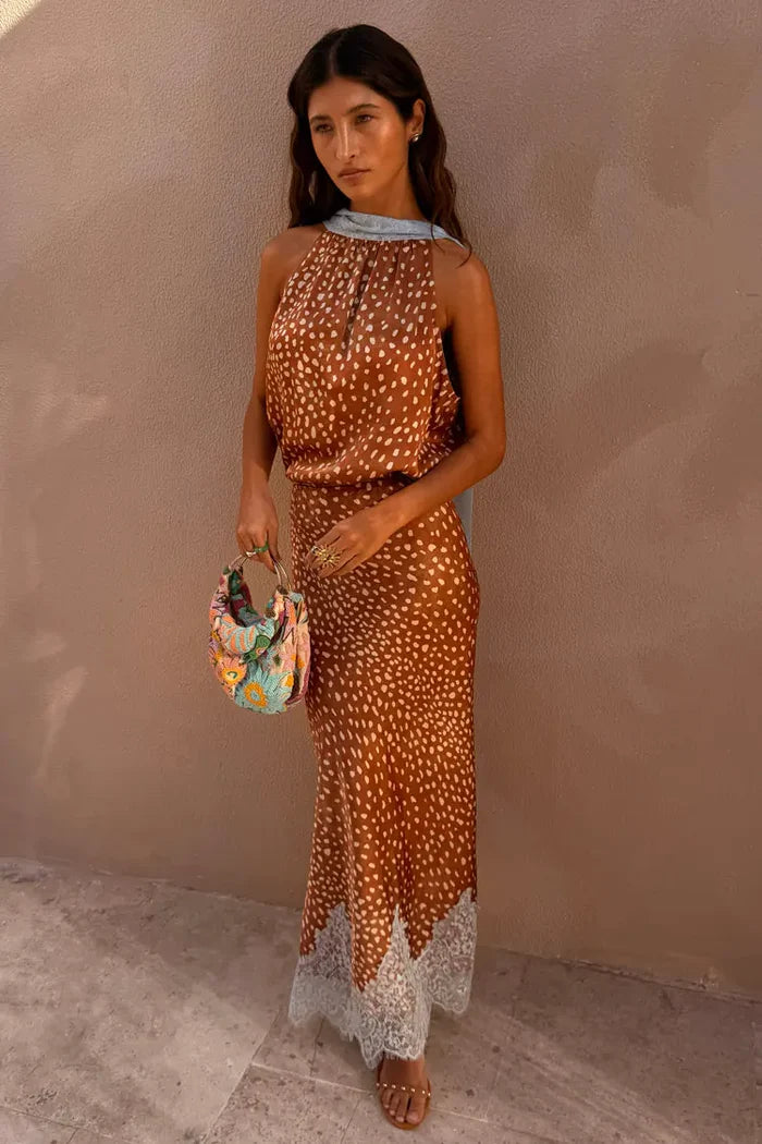 Maeva Midi Skirt (Fawn)