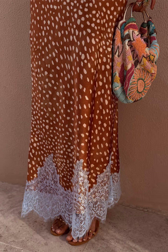Maeva Midi Skirt (Fawn)