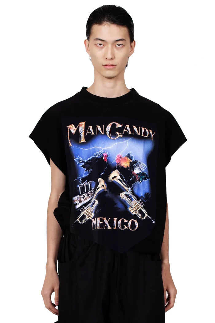 MANCANDY Mexican Cocks Oversize T-Shirt with oversized fit and graphic front print.