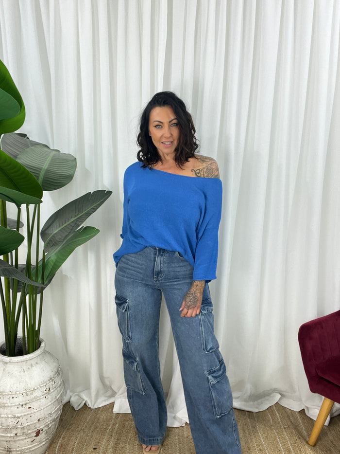 Misha Top - Blue