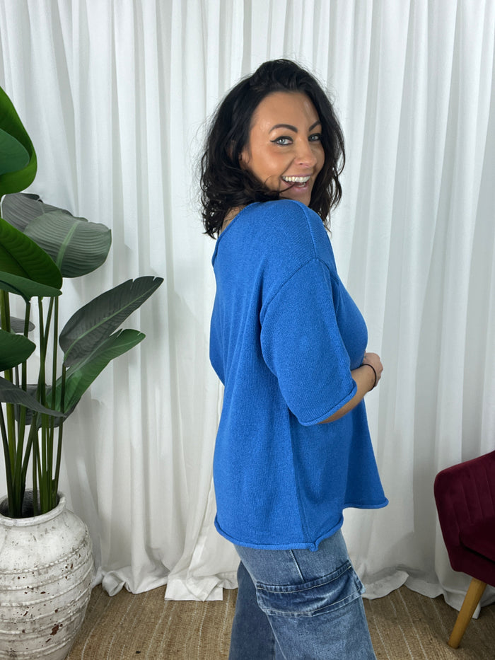 Misha Top - Blue