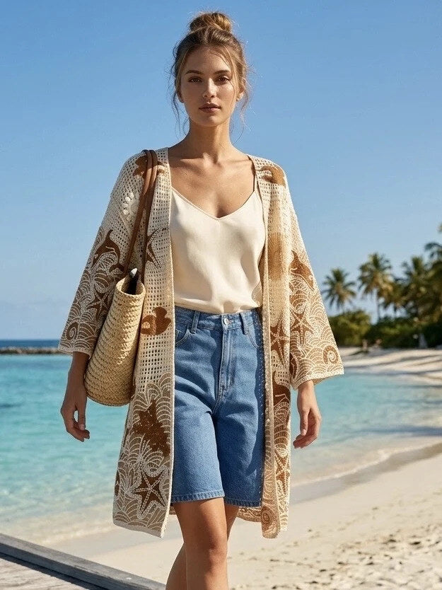 Ocean Cardigan (Brown)