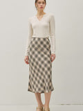 One Less Thing Charcoal Midi Skirt