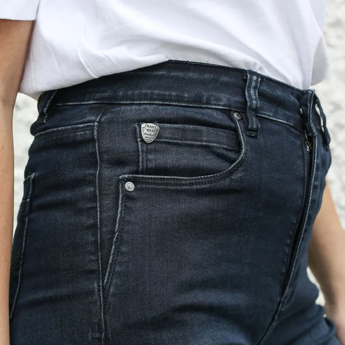 Percy Wide Leg Jeans Short Leg (Deep Indigo)