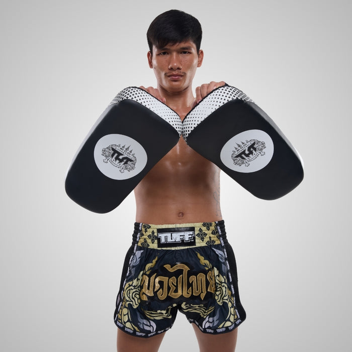 [Pre-Order] TUFF Muay Thai Kick Pads Black