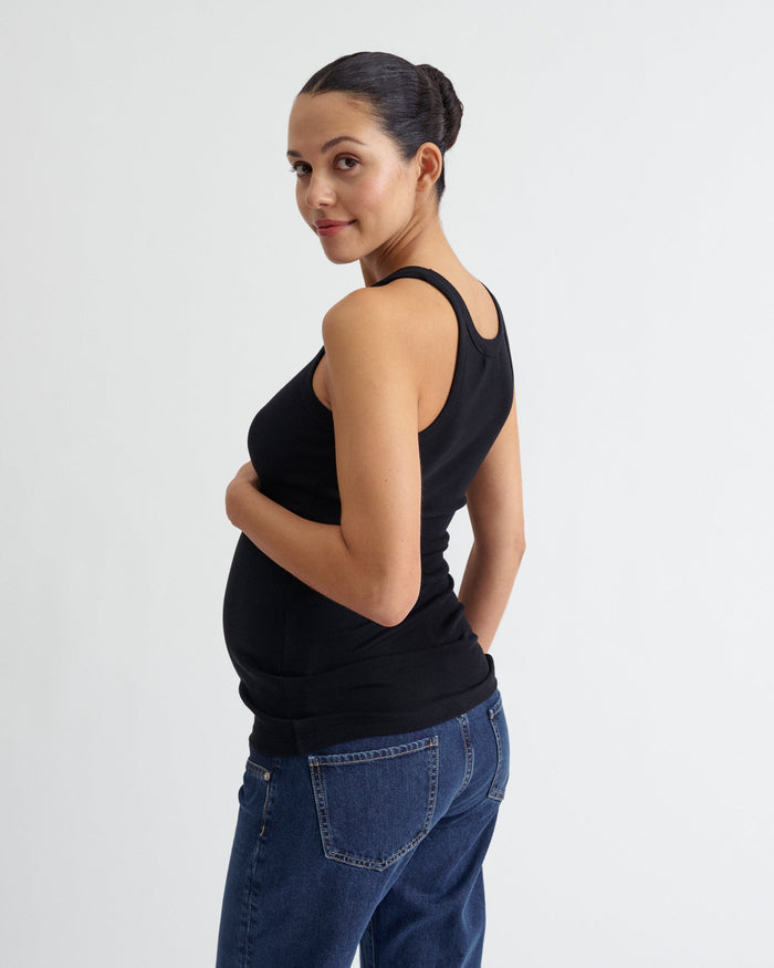 Ribbed Pregnancy Tank - Ilouity