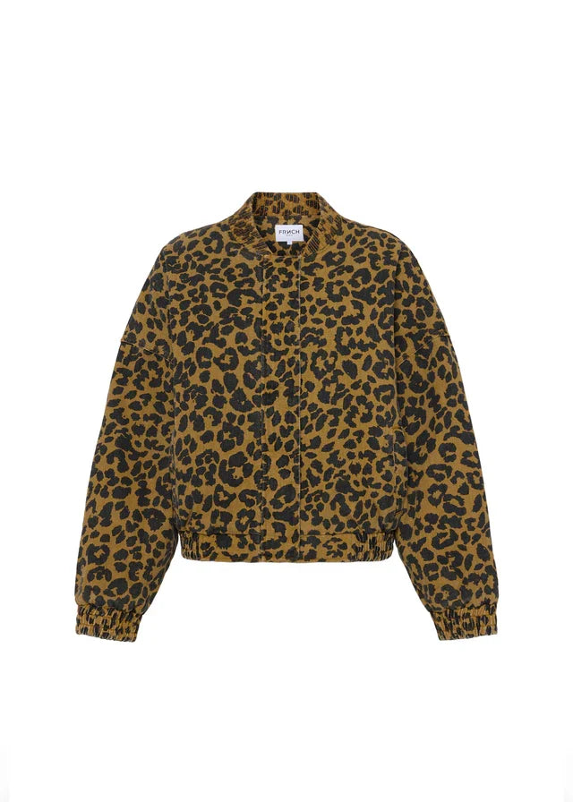 Rita Bomber Jacket (Leopard)